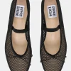 Store Source Unknown Ballerines Mary Jane En Maille, Noir