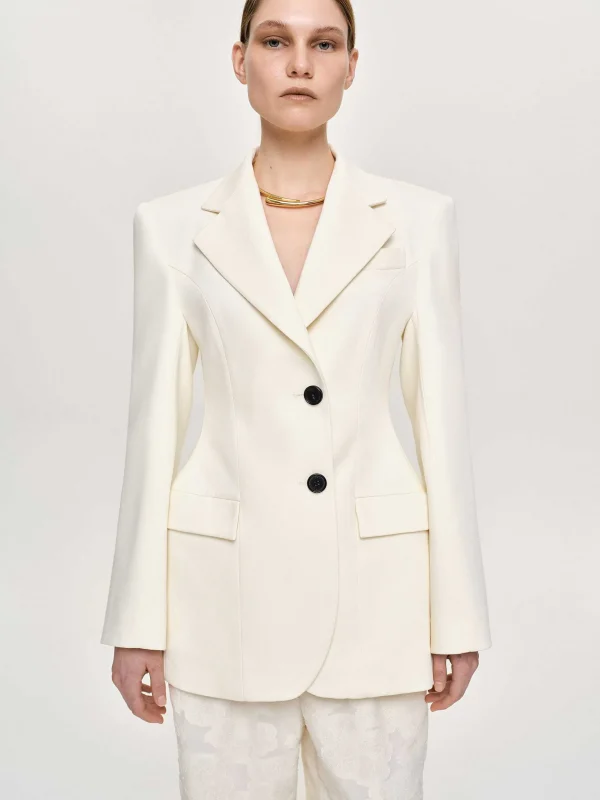 Shop Source Unknown Blazer Sablier Poldo, Creme