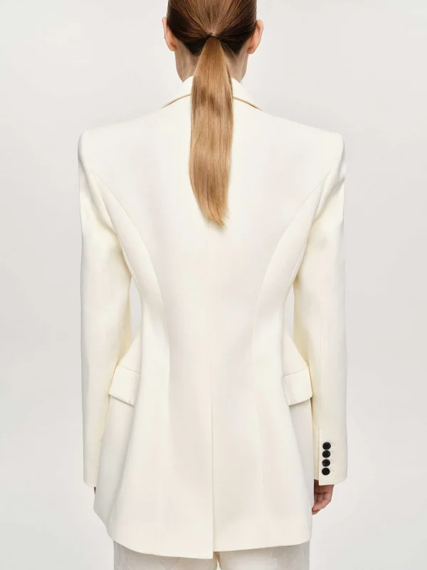 Shop Source Unknown Blazer Sablier Poldo, Creme