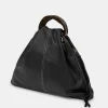 Best Sale Source Unknown Cabas Triangle En Cuir De Veau, Noir