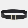 Outlet Source Unknown Ceinture A Boucle Carree, Noire