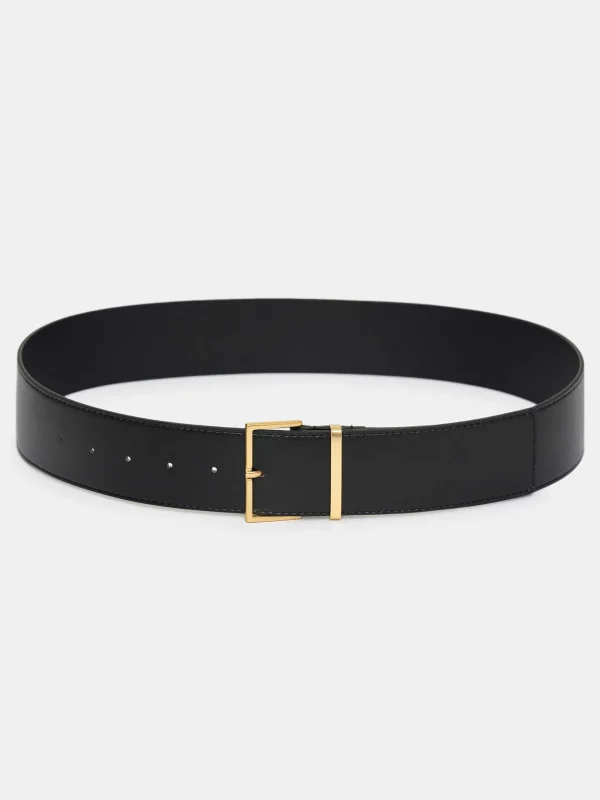 Outlet Source Unknown Ceinture A Boucle Carree, Noire