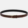 Flash Sale Source Unknown Ceinture Effet Croco, Marron