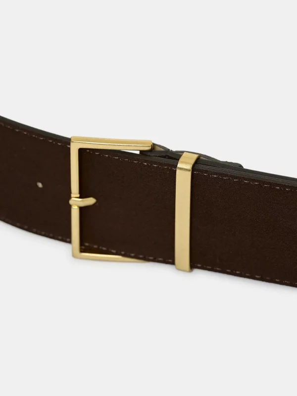 Cheap Source Unknown Ceinture En Daim A Boucle Carree, Expresso