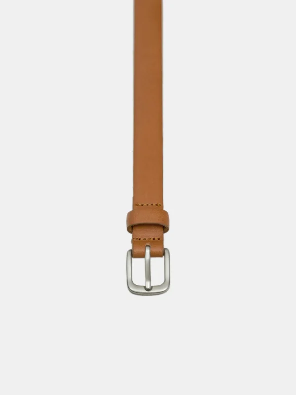 Cheap Source Unknown Ceinture Fine En Cuir, Camel