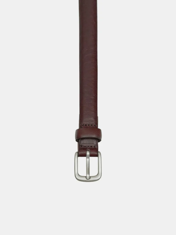 Hot Source Unknown Ceinture Fine En Cuir, Marron