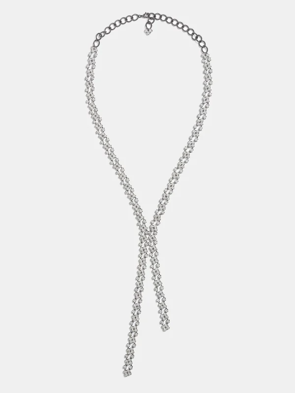 Sale Source Unknown Collier Goutte En Strass, Argent