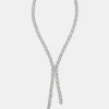 Cheap Source Unknown Collier Goutte En Strass, Argent