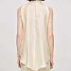 Sale Source Unknown Haut Drape A Volants, Champagne