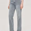 Cheap Source Unknown Jean Long Taille Haute, Bleu Cendre