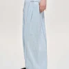 Hot Source Unknown Jean Oversize Double Face, Bleu Clair