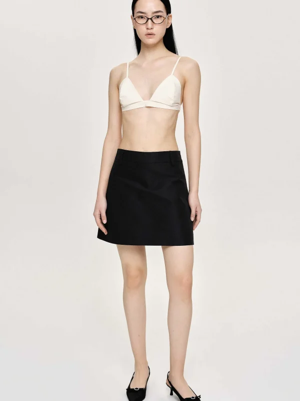 Sale Source Unknown Mini-Jupe De Costume En Nylon, Noir