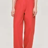 Best Source Unknown Pantalon A Jambe Cylindrique, Rouge