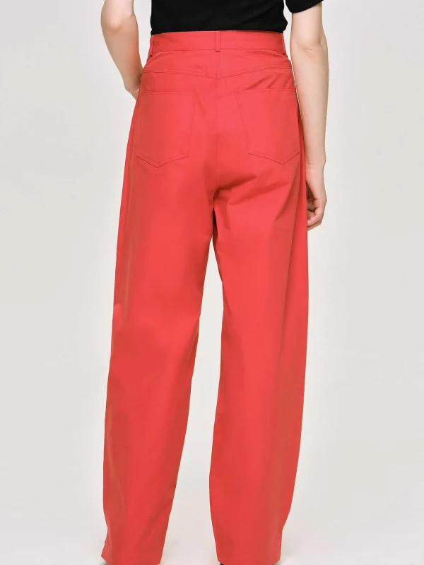 Best Source Unknown Pantalon A Jambe Cylindrique, Rouge