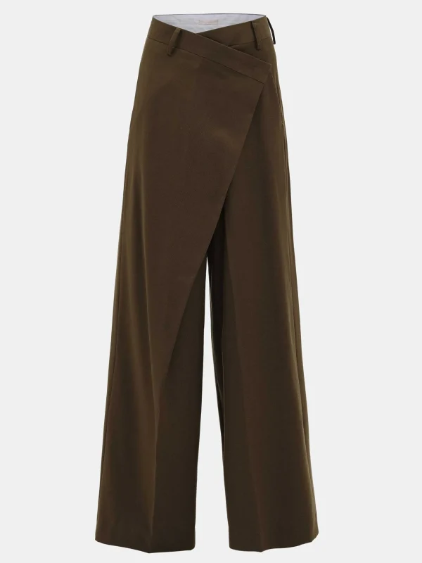 Best Source Unknown Pantalon Croise Rennert, Marron Selle