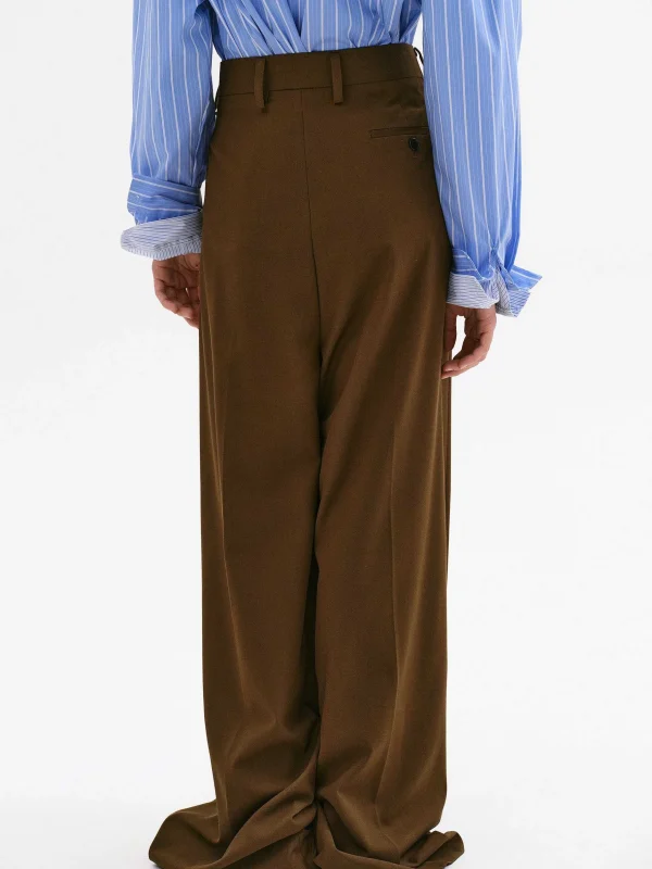 Fashion Source Unknown Pantalon Croise Rennert, Marron Selle