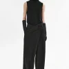 Fashion Source Unknown Pantalon Croise Rennert, Noir