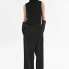 Fashion Source Unknown Pantalon Croise Rennert, Noir