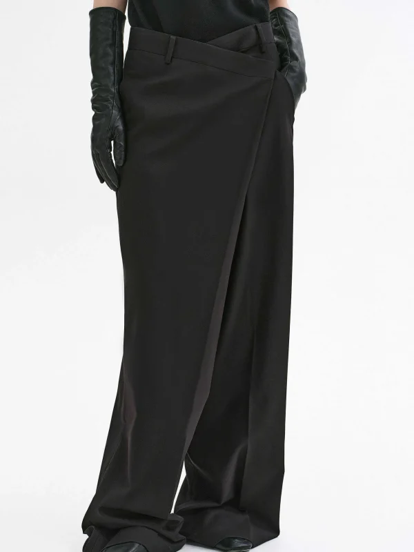 Fashion Source Unknown Pantalon Croise Rennert, Noir