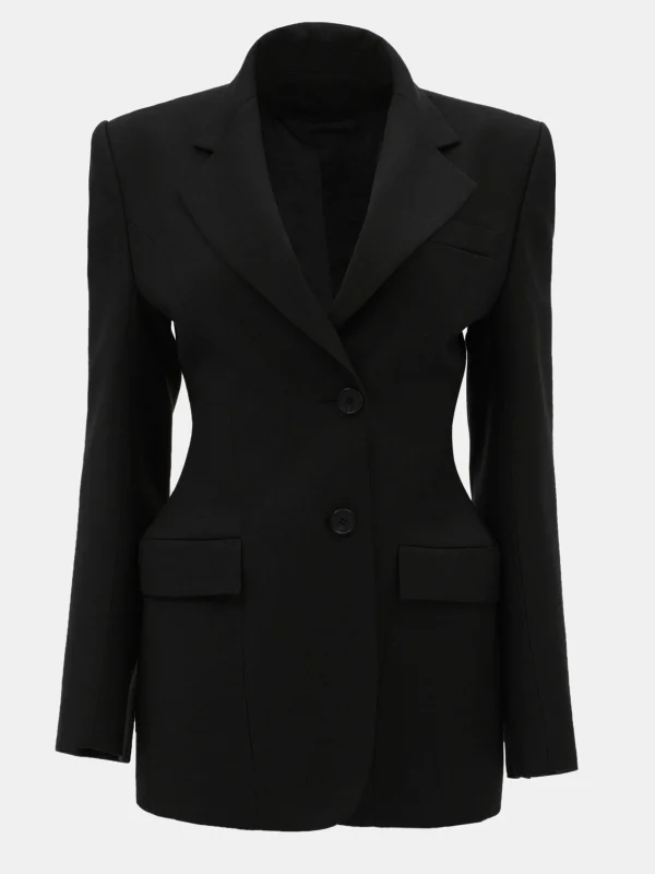 Cheap Source Unknown Poldo Sablier Blazer, Noir