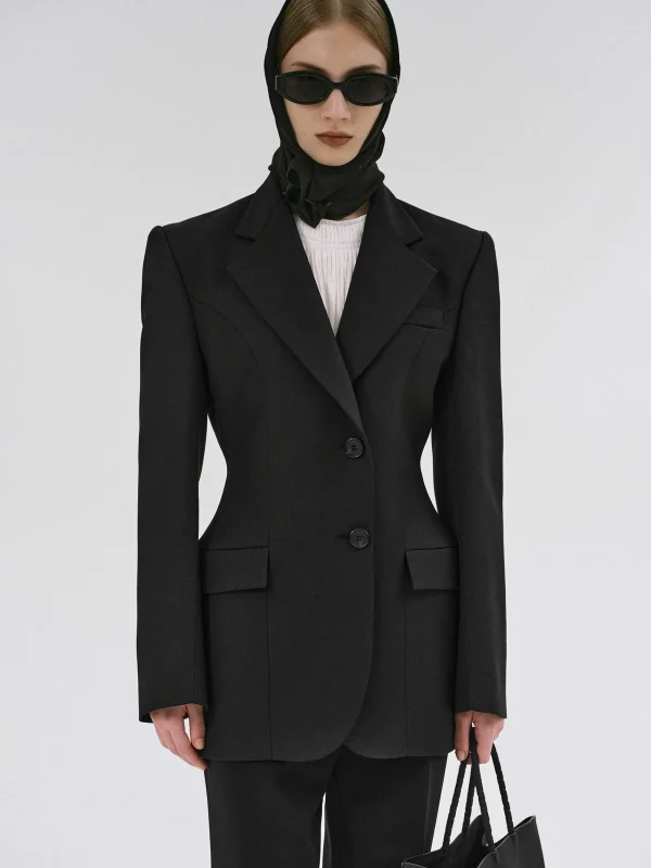 Discount Source Unknown Poldo Sablier Blazer, Noir