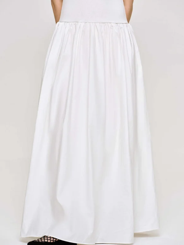 Flash Sale Source Unknown Robe Debardeur Amal Taille Basse Racer, Blanc