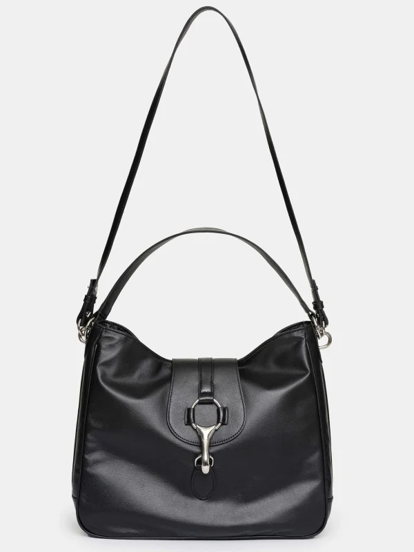 Fashion Source Unknown Sac Hobo En Cuir, Noir