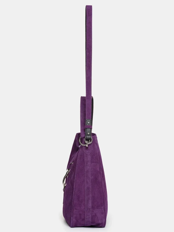 Shop Source Unknown Sac Hobo En Daim, Prune