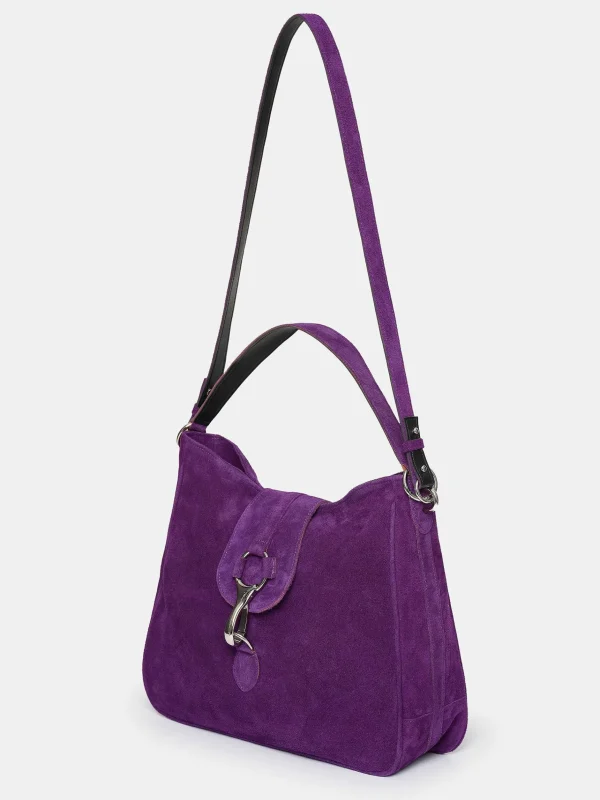 Shop Source Unknown Sac Hobo En Daim, Prune