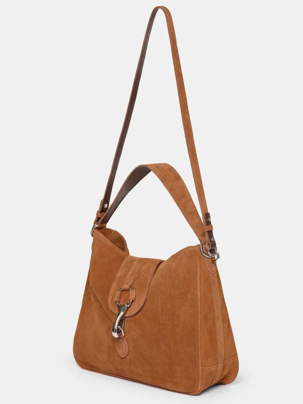 Flash Sale Source Unknown Sac Hobo En Suede, Cuivre