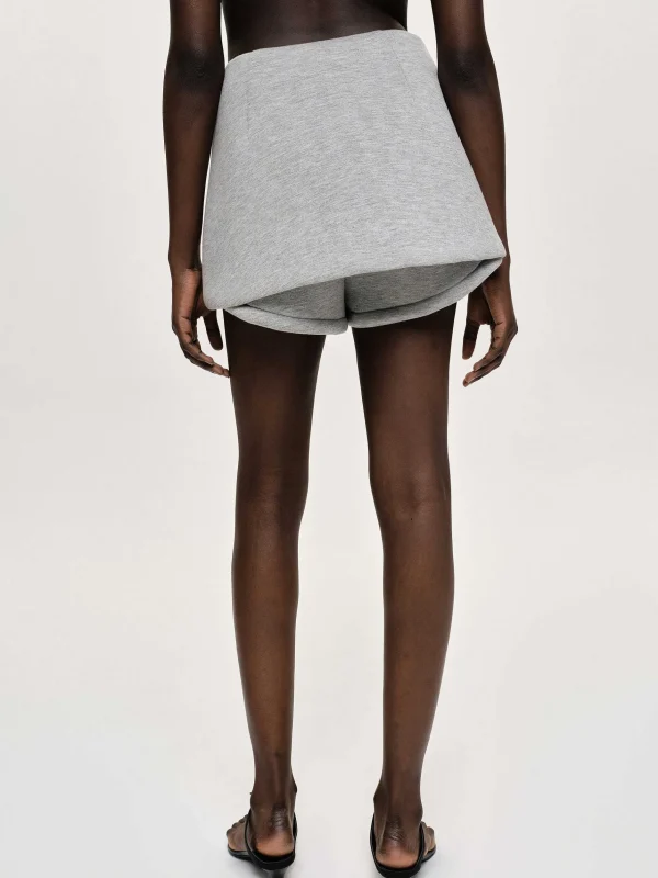 Shop Source Unknown Segura Sweat Mini Jupes-Shorts, Gainsboro Melange