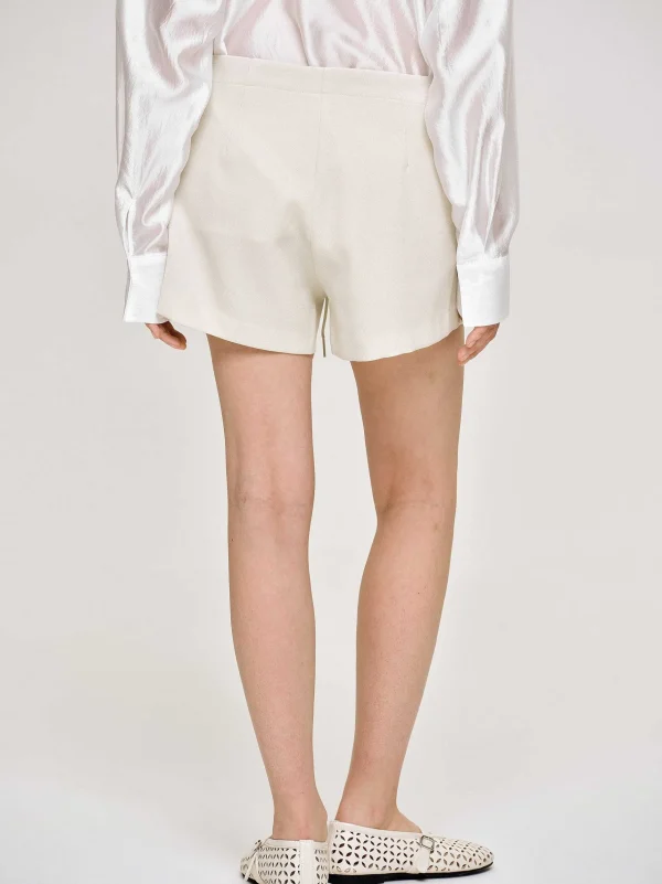 Fashion Source Unknown Short A Cordon De Serrage, Albatre