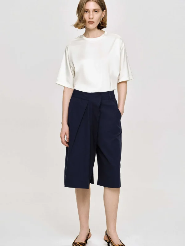 Store Source Unknown Short Enveloppe En Coton, Bleu Marine