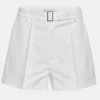 Clearance Source Unknown Short Large Avec Ceinture, Blanc