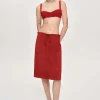 Clearance Source Unknown Soutien-Gorge En Tricot Cotele, Rouge